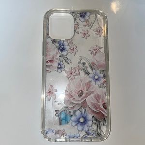 iP 12/pro -Flower CLEAR case